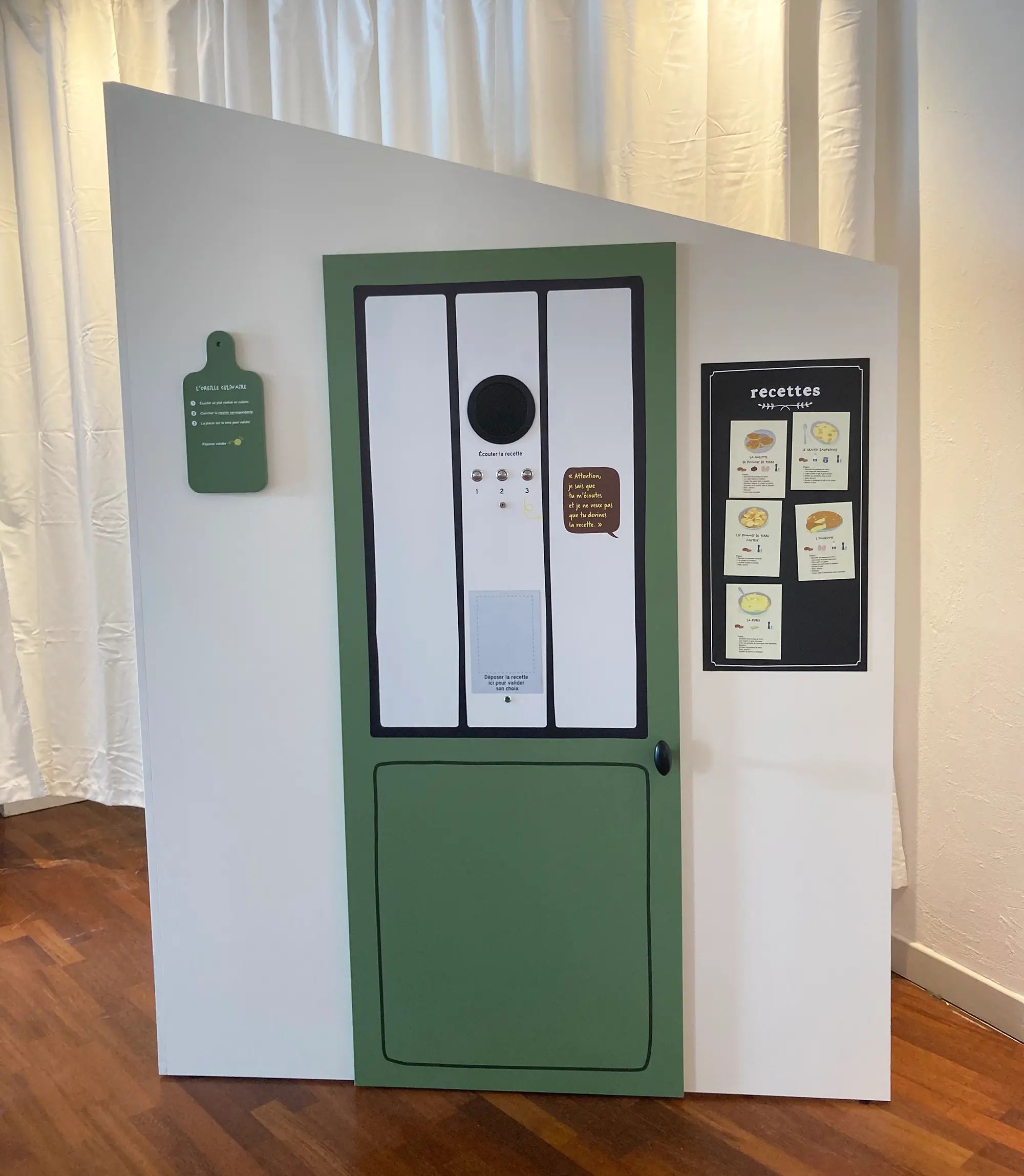 Exposition Dans ma cuisine à la Maison des Mathématique et de l'informatique de Lyon