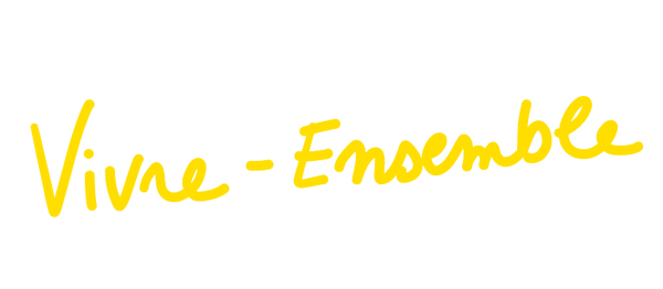 Ecriture manuscrite : vivre-ensemble